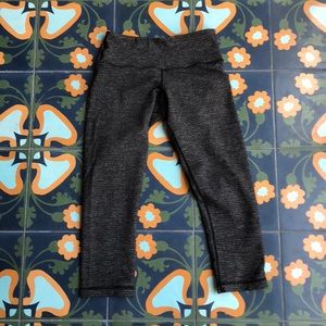 Rare Rulu Fabric Cropped Leggings